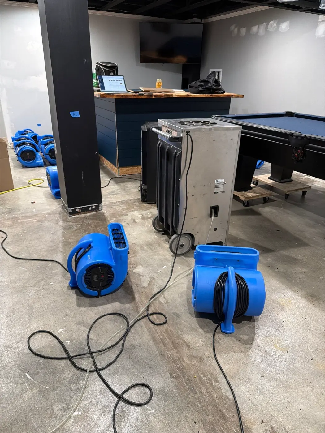 After-hours dry-out at Sycamore Park commercial property